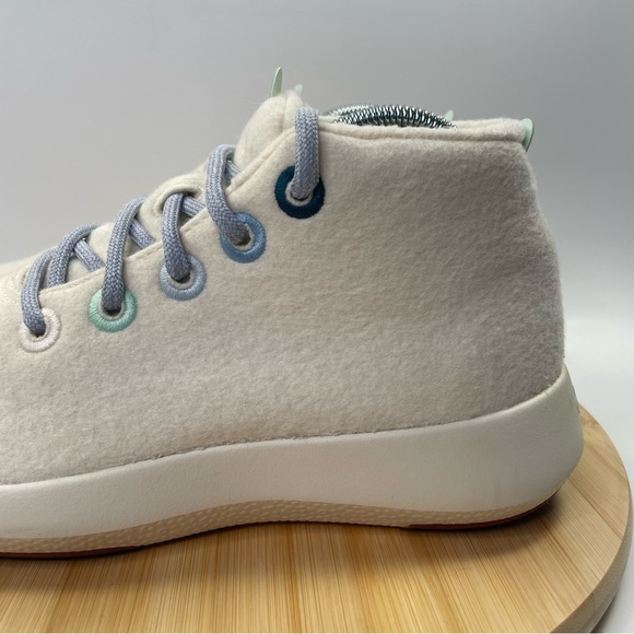 Allbirds Wool Runner Up Mizzles Womens 10 US Shoes Sneakers Frost White Hi Top - Picture 10 of 16